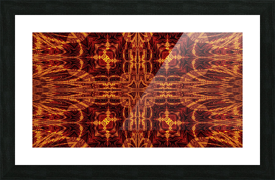 Aztec Sun Fire 121 Picture Frame print