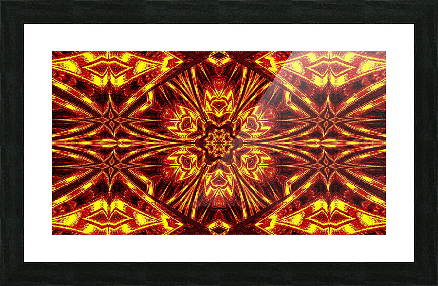 Aztec Sun Fire 127 Picture Frame print