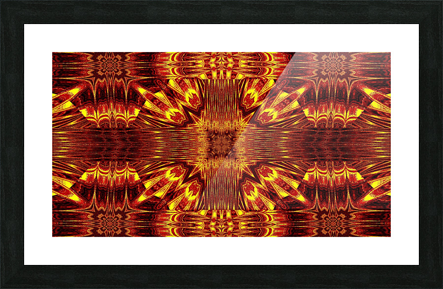 Aztec Sun Fire 130 Picture Frame print