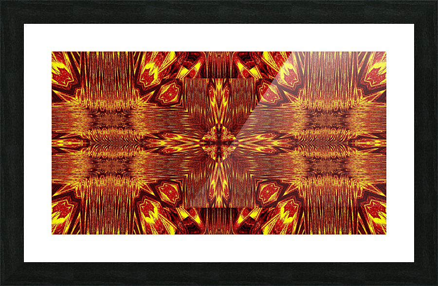 Aztec Sun Fire 131 Picture Frame print