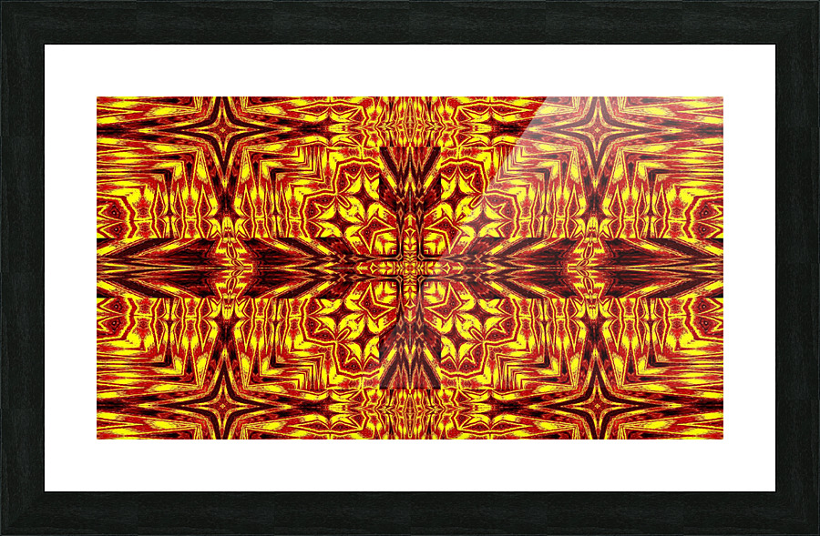 Aztec Sun Fire 136 Picture Frame print