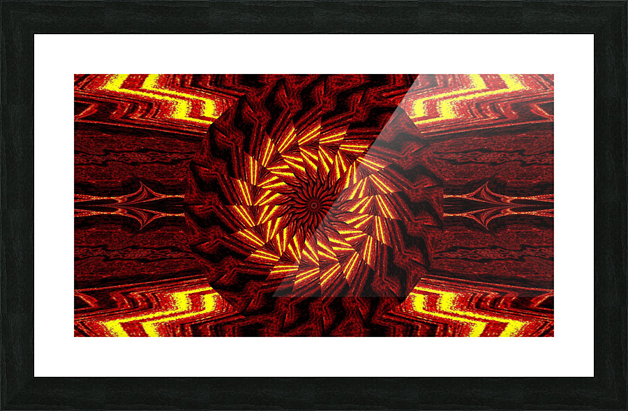 Aztec Sun Fire 138 Picture Frame print