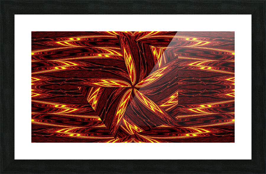 Aztec Sun Fire 141 Picture Frame print