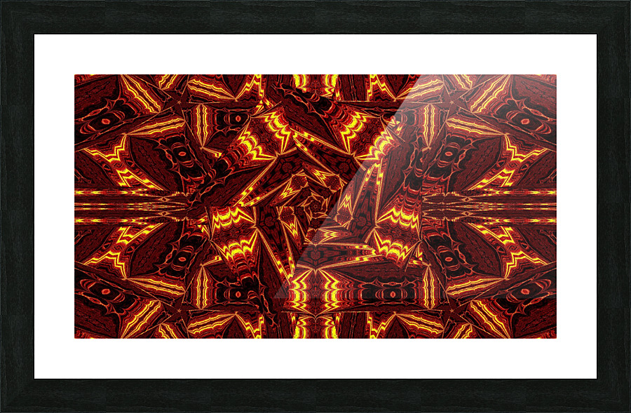 Aztec Sun Fire 144 Picture Frame print