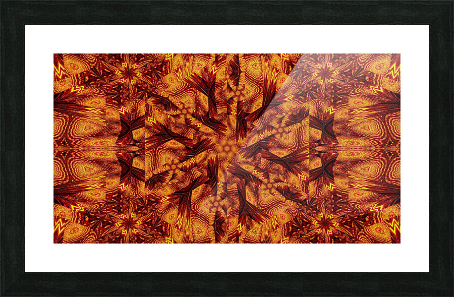 Aztec Sun Fire 149 Picture Frame print