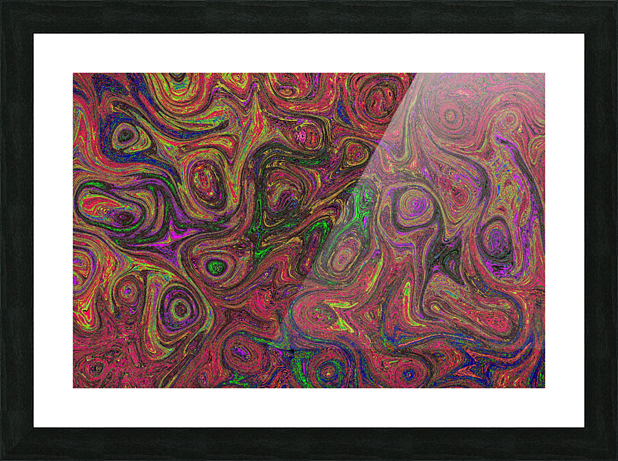 Chaos Fire Stone  Picture Frame print