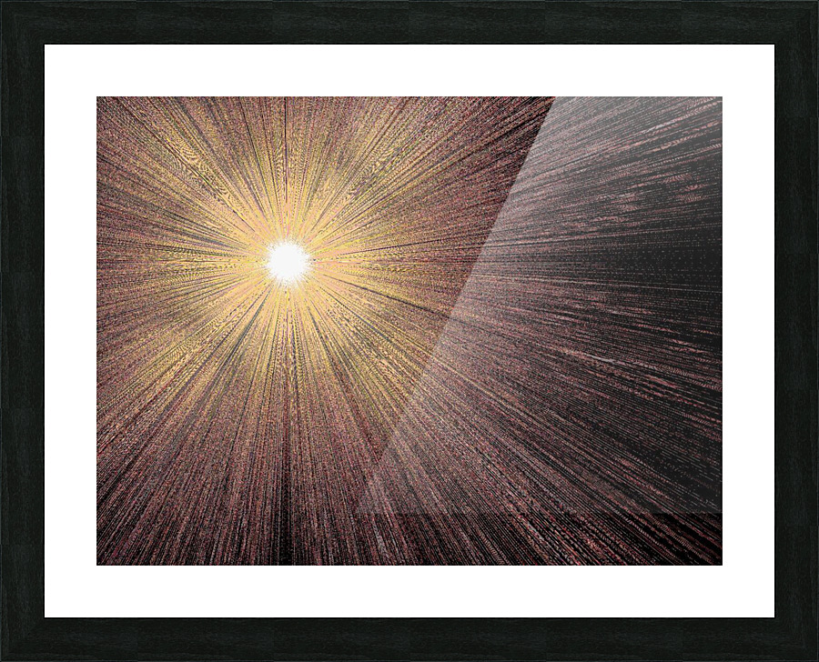 Winter Ice Sunshine  Picture Frame print