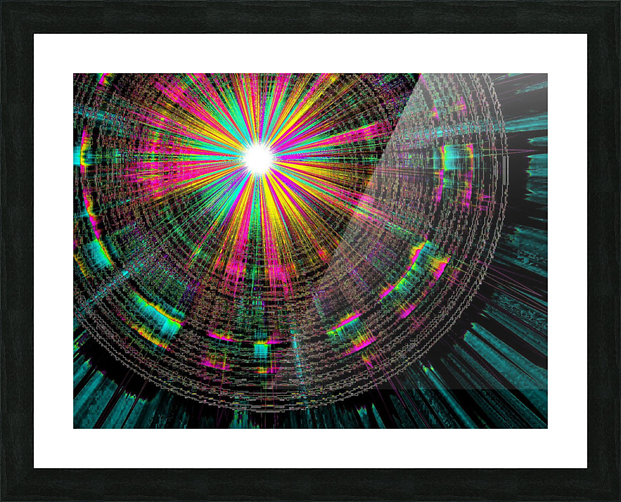 Sun In Ice 1  Picture Frame print