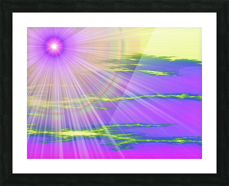 Pink Sunshine 1 Picture Frame print