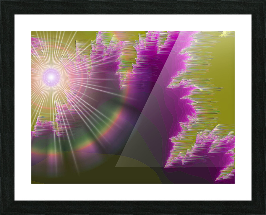 Pink Sunshine 2 Picture Frame print