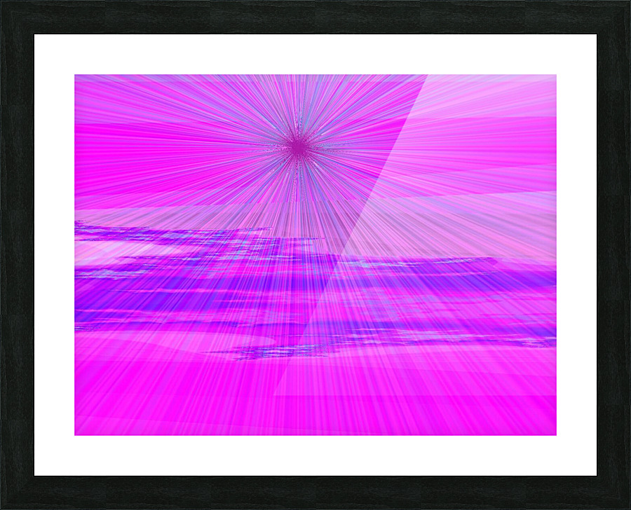 Tropical Sunset 2  Picture Frame print