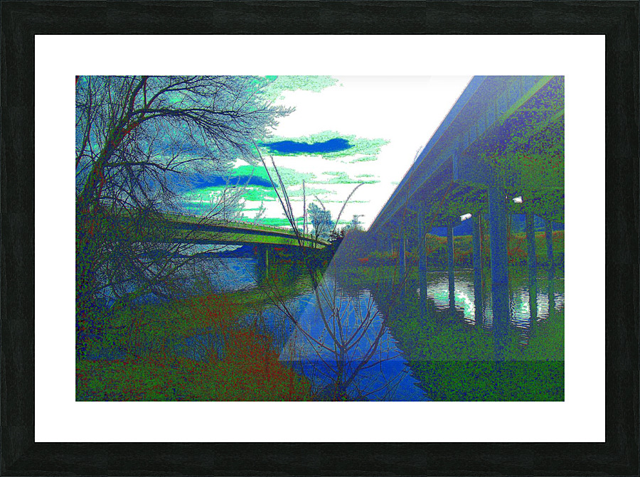 The Lake In Spring  Picture Frame print