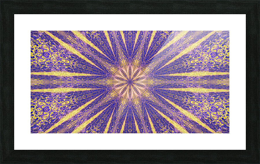 Snowflakes 4 Picture Frame print