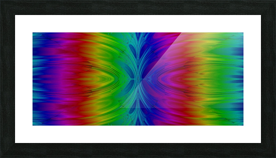 Rainbow Burst  Picture Frame print