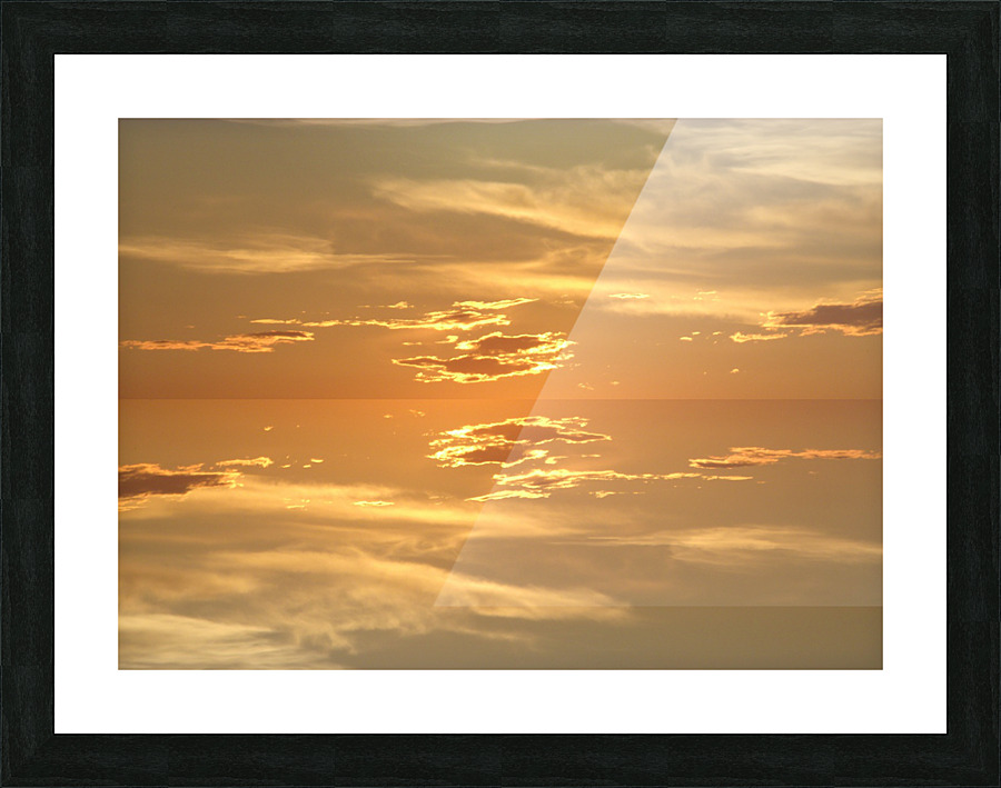 Sunset Golden 2  Picture Frame print