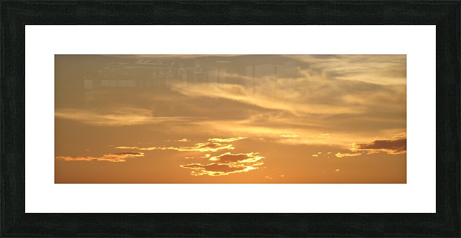 Sunset Golden 1 Picture Frame print
