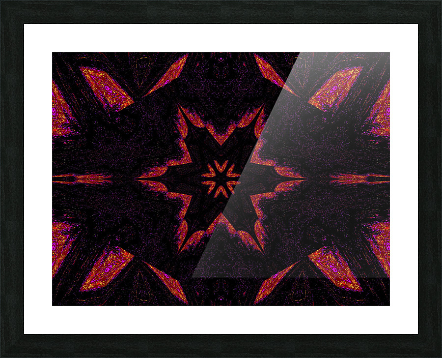 Star Eclipse Picture Frame print