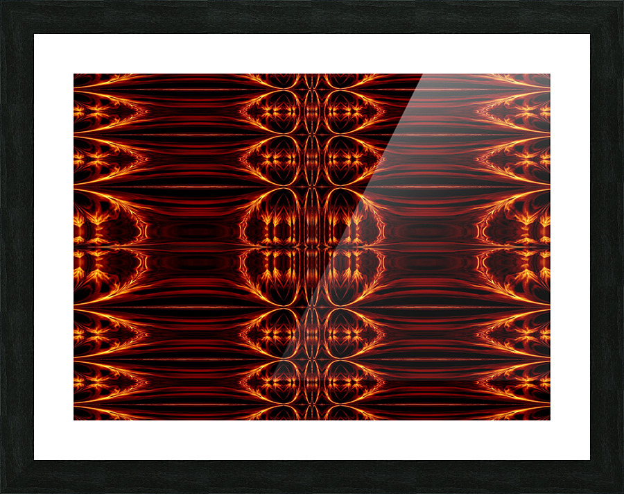 Golden Electricity 5 Picture Frame print