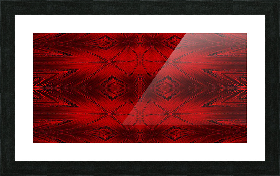 Red Crystal 2 Picture Frame print