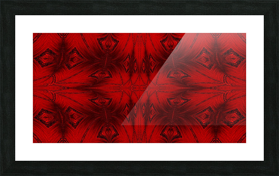 Red Crystal 4 Picture Frame print