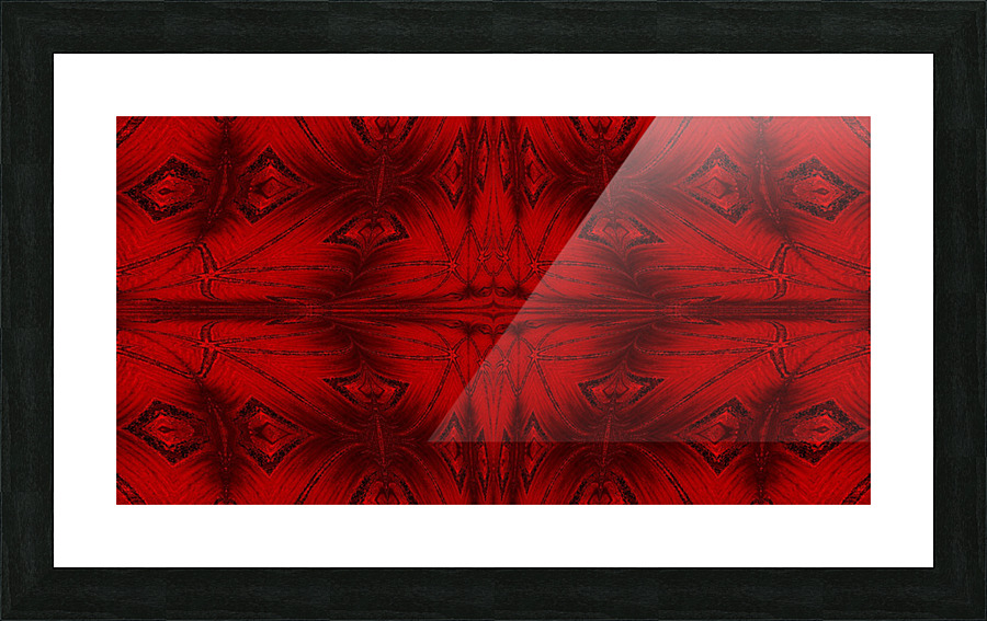 Red Crystal 5 Picture Frame print