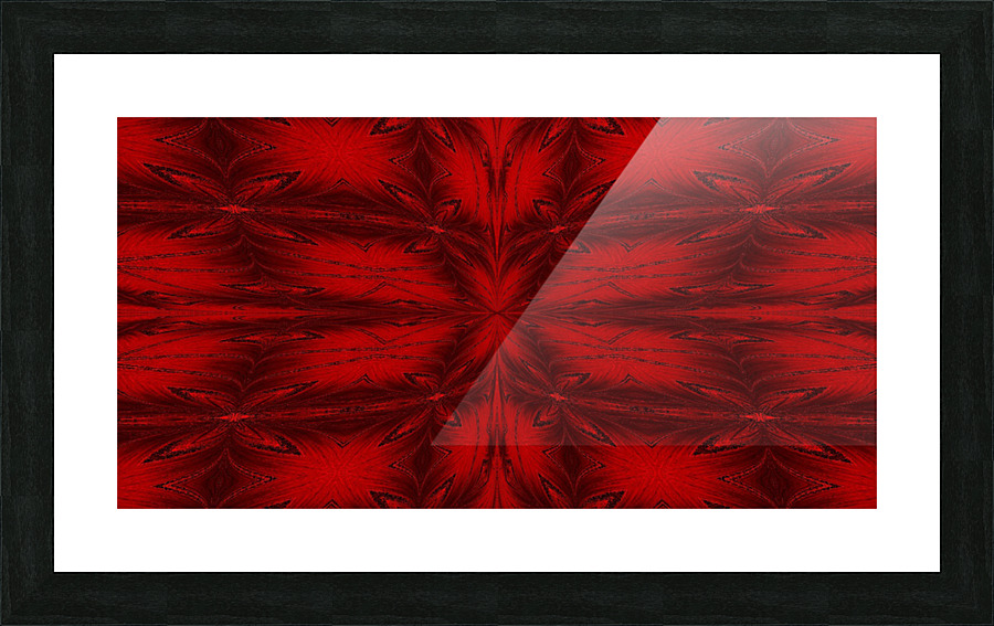 Red Crystal 7 Picture Frame print