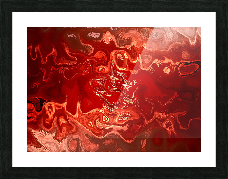 Flame Picture Frame print