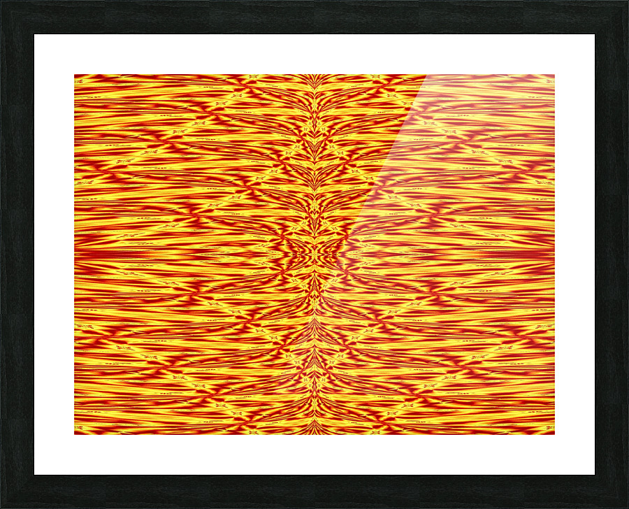 Orange Spark Picture Frame print