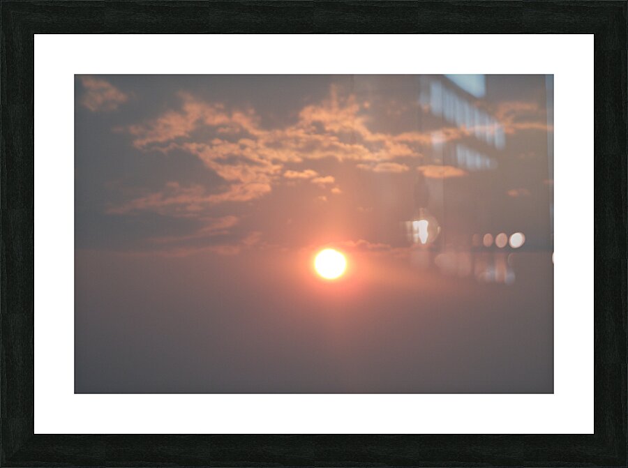 Smokey Sunset 3 Picture Frame print