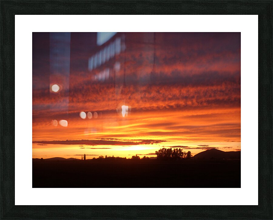 Deeper Sunset Light 3 Picture Frame print