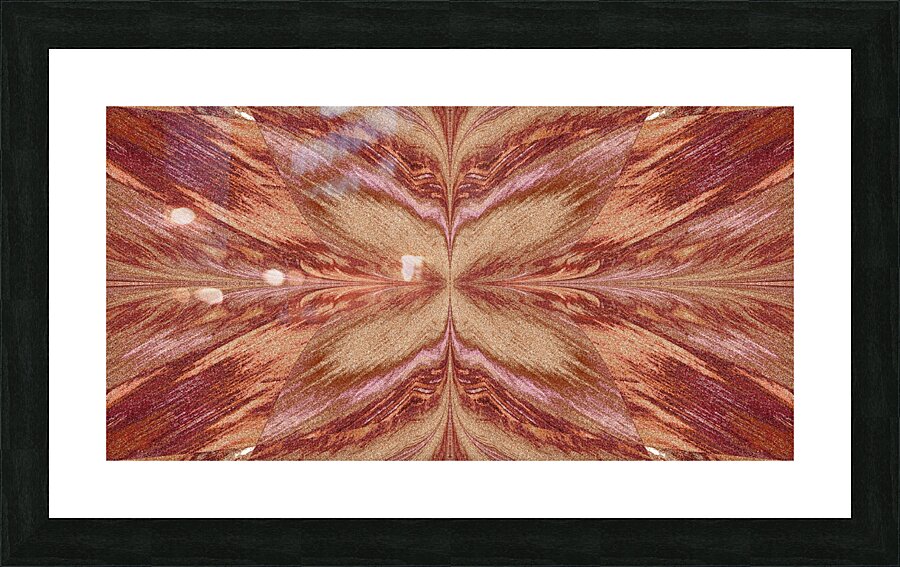 Sand Butterfly 9 Picture Frame print