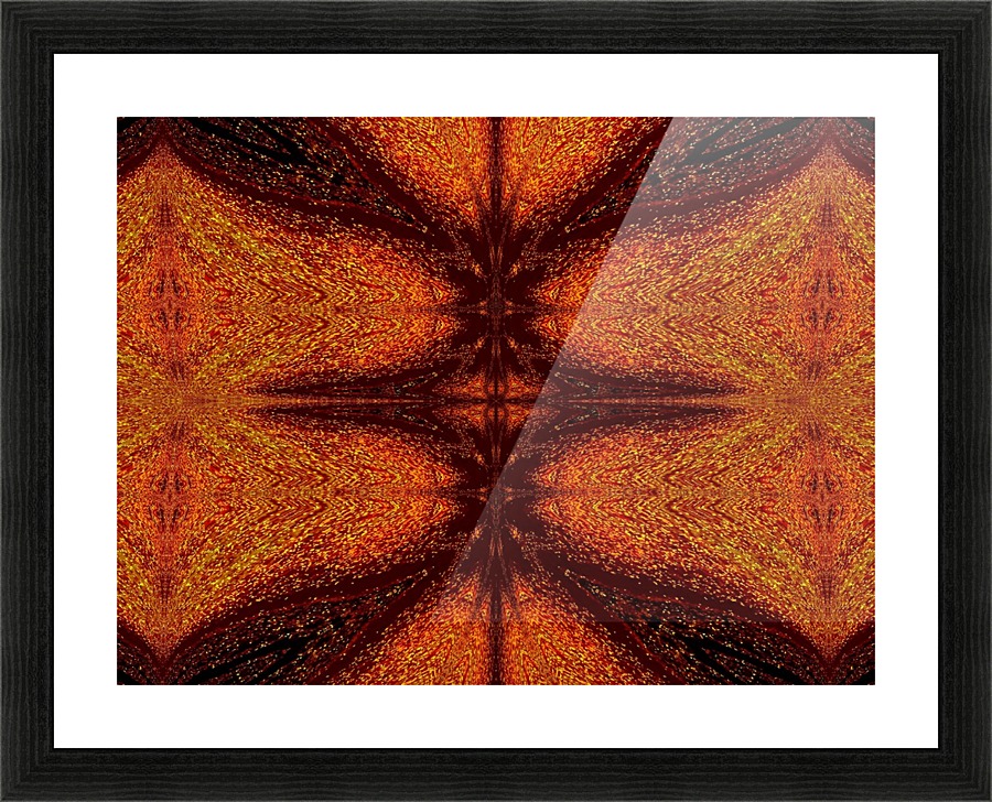 Alien Butterfly Picture Frame print