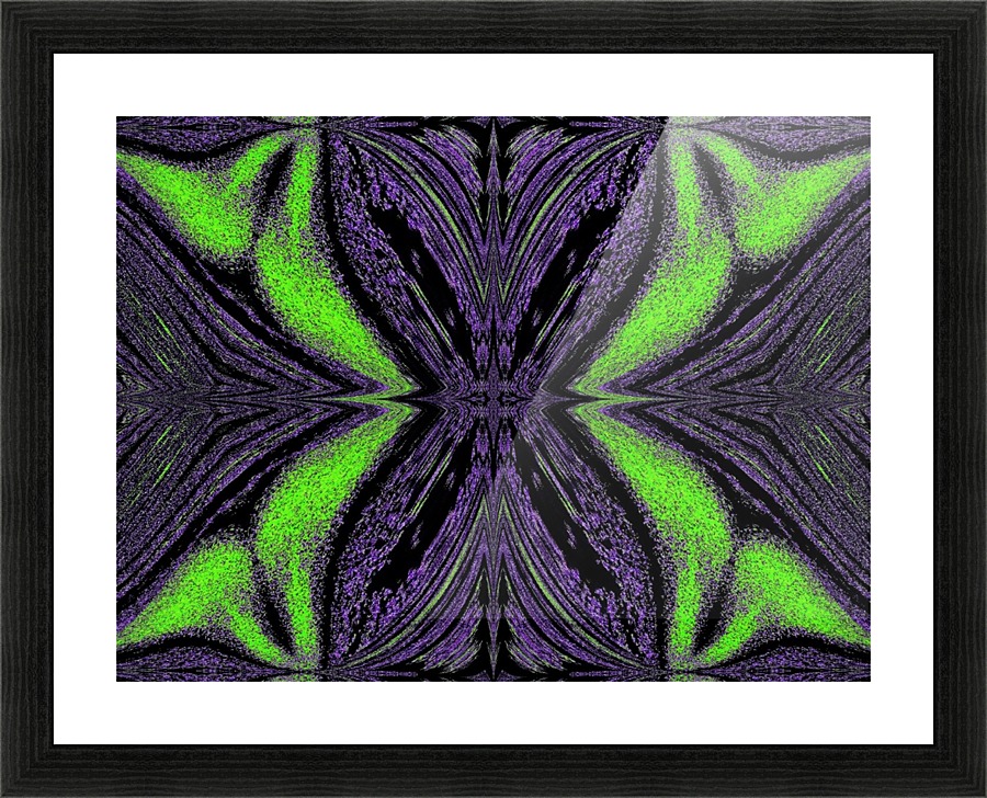 Green Butterfly 2 Picture Frame print