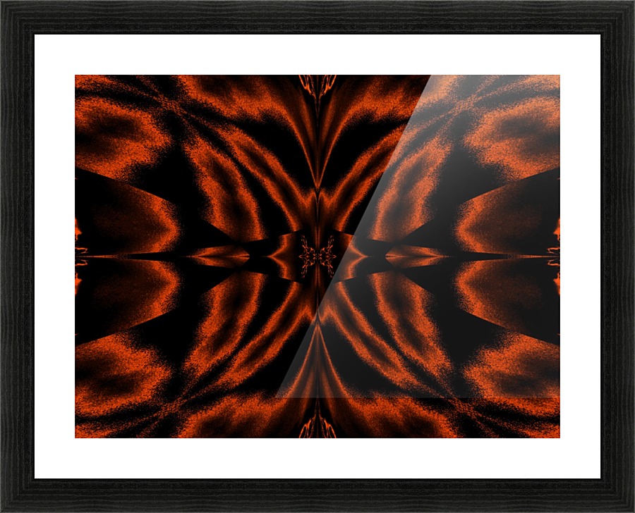 Light Butterfly 6 Picture Frame print
