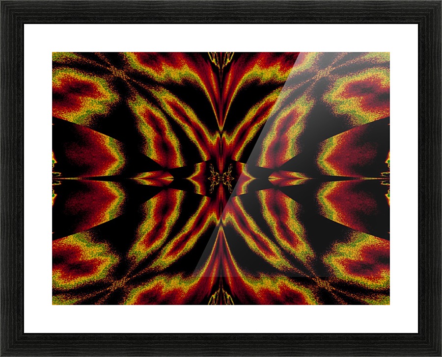 Light Butterfly 7 Picture Frame print