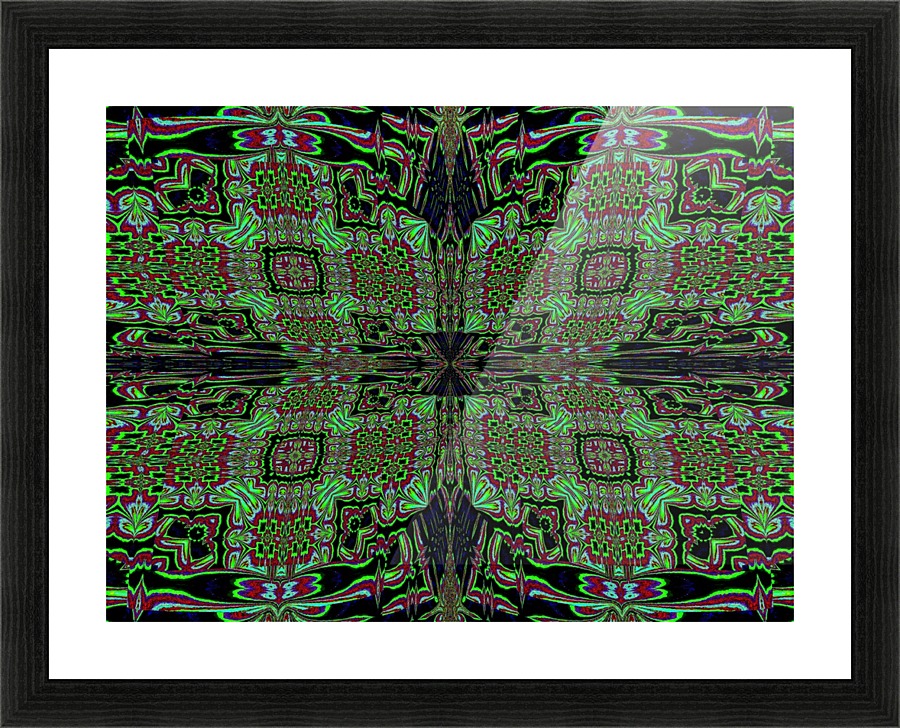 Square Butterfly Picture Frame print