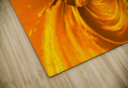 Orange Sun Lotus  Sherrie Larch puzzle
