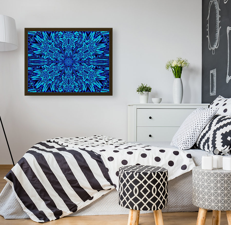 Blue Daisy Reproduction