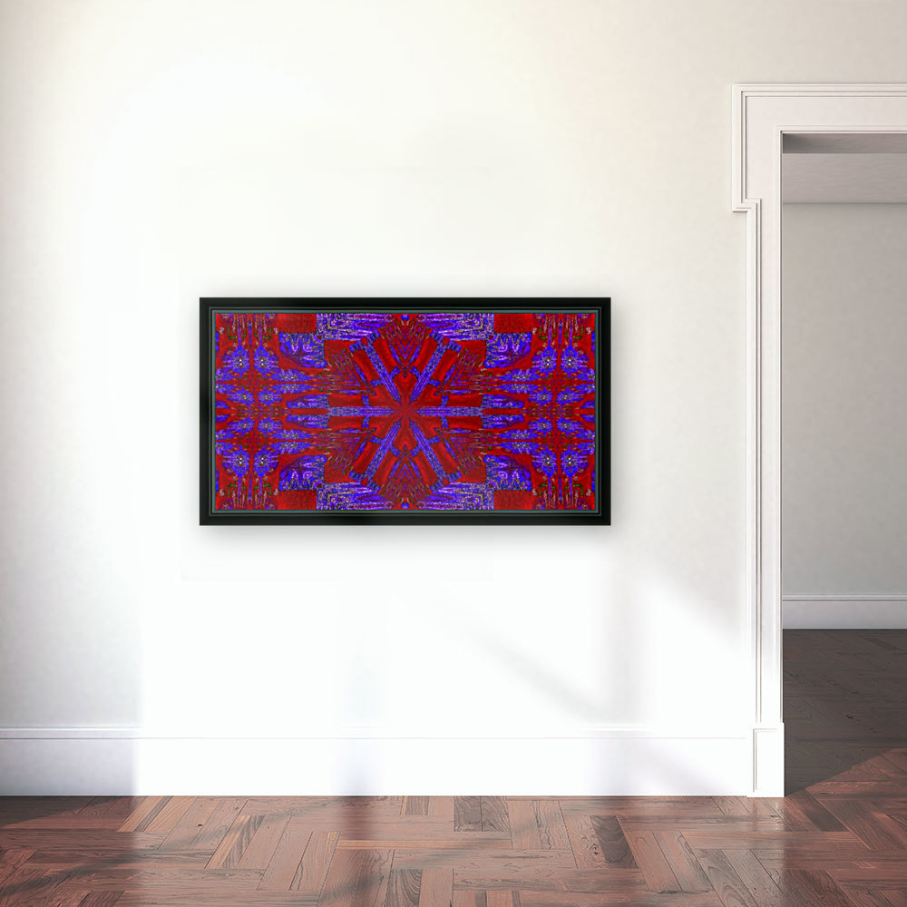 Red Silk Daisy Reproduction