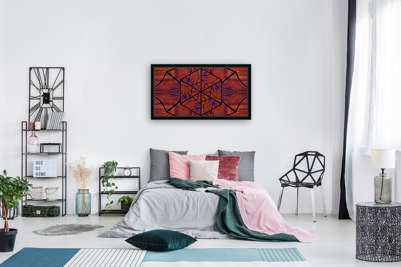 Abstract Light Wildflower Reproduction
