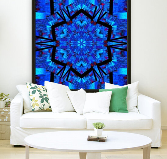 A Blue Lotus Inside Reproduction