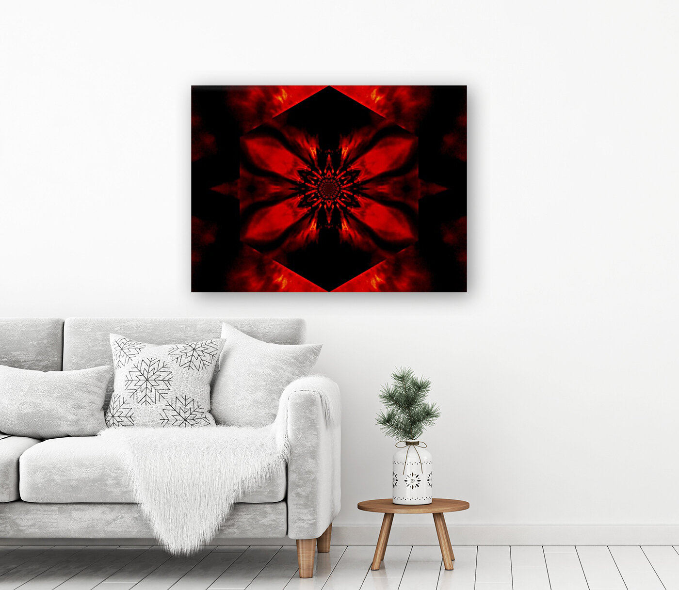 Fire Lotus Red 2 Reproduction