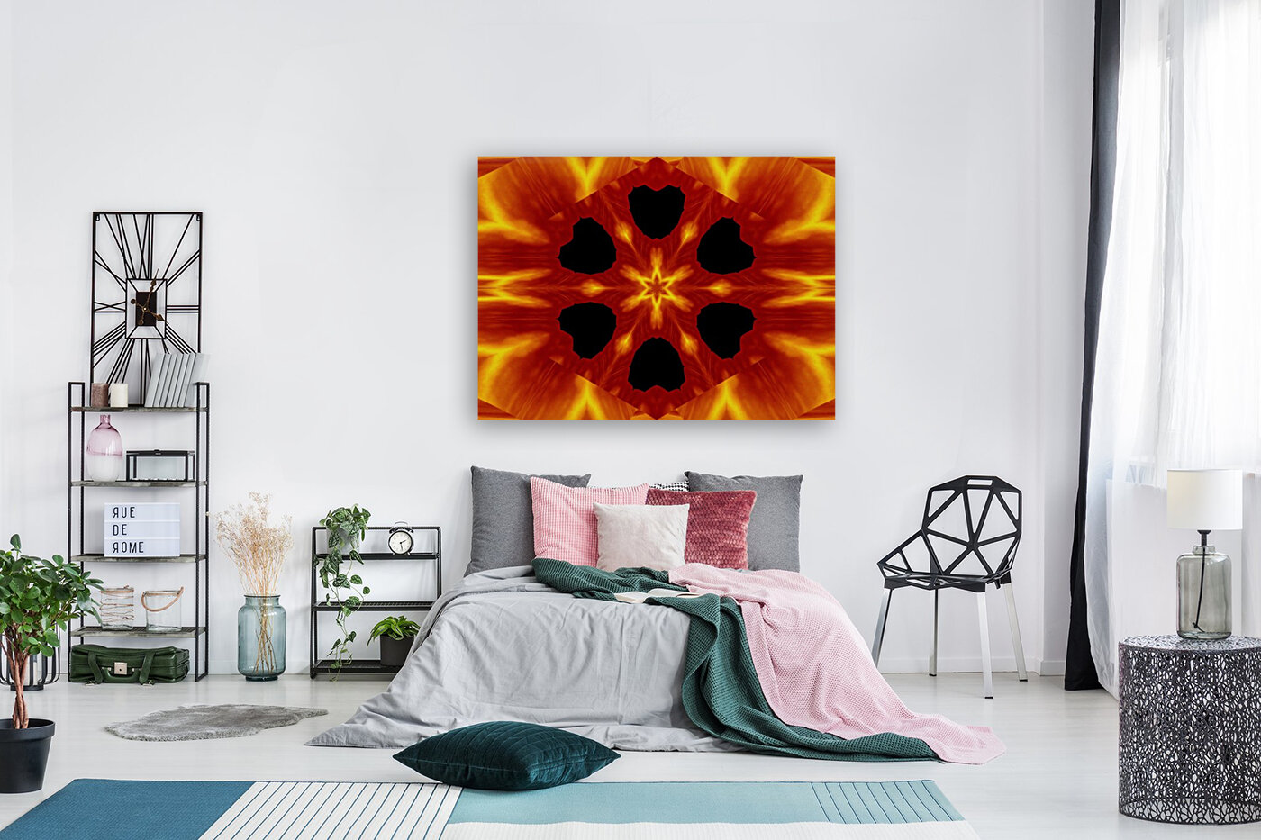 Fire Flowers 87 Reproduction