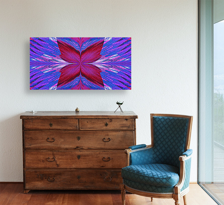 Red Evening Butterfly Reproduction