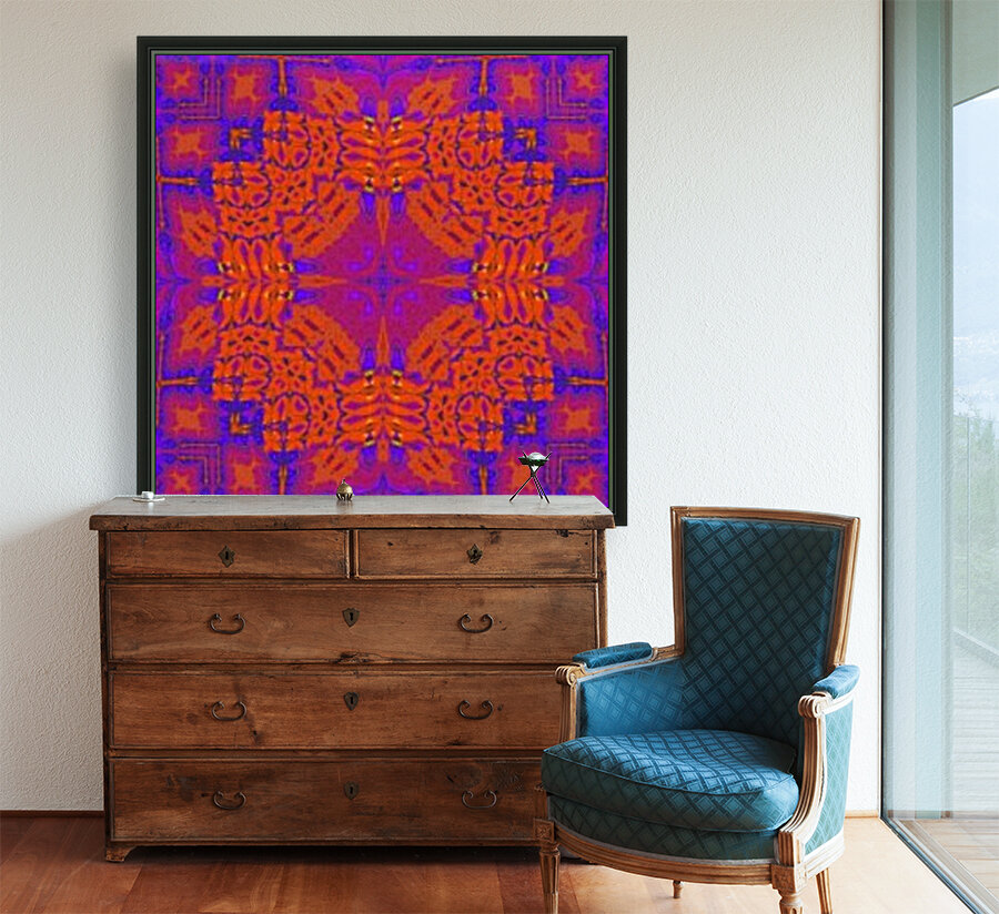 Purple Star Tapestry Reproduction