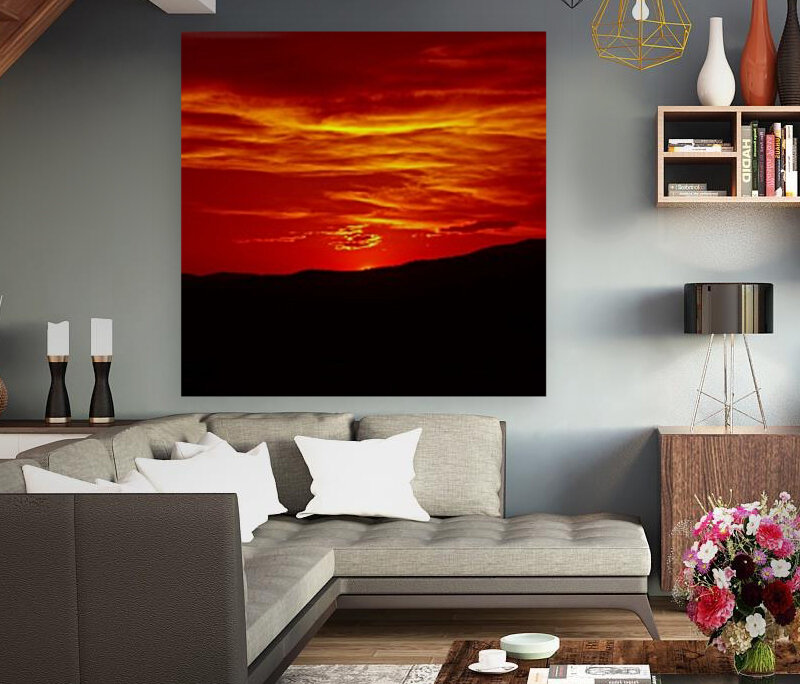 Scarlet Sunset Over Malin 2  Reproduction