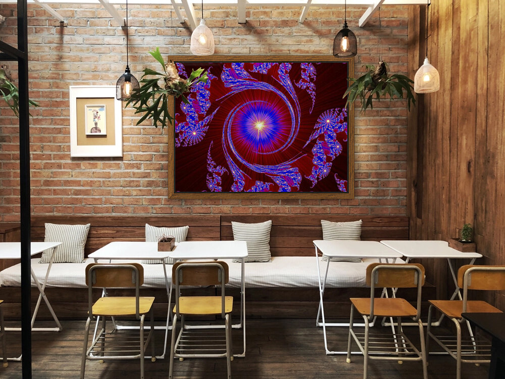 Dark Red Sun 1 Reproduction