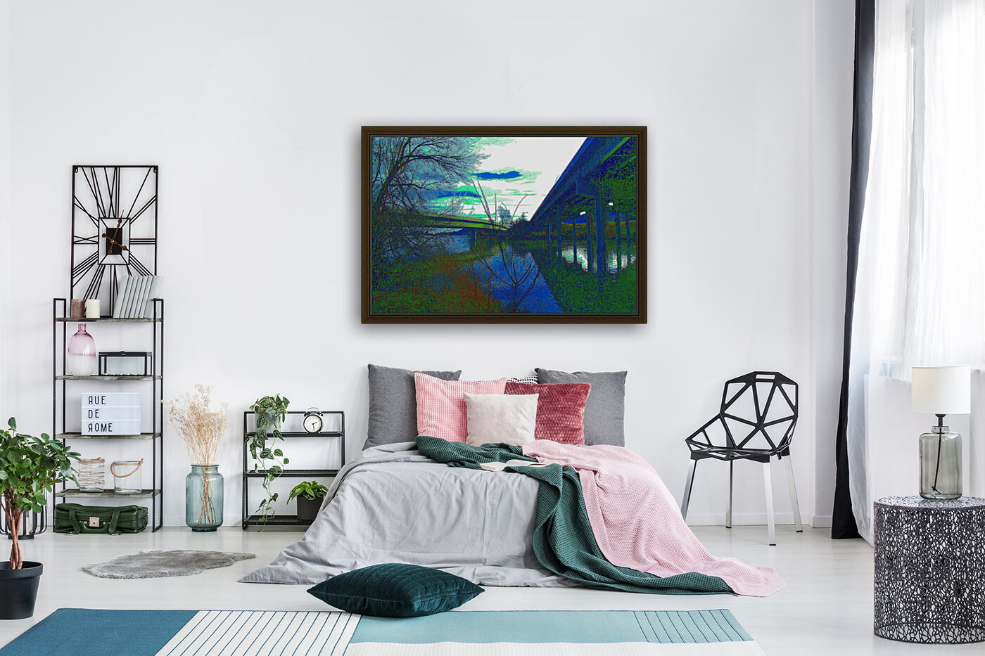 The Lake In Spring  Reproduction
