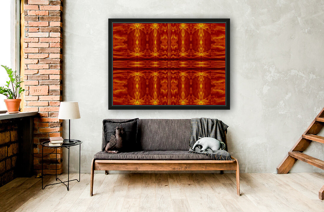 Abstract  Sunset  Reproduction
