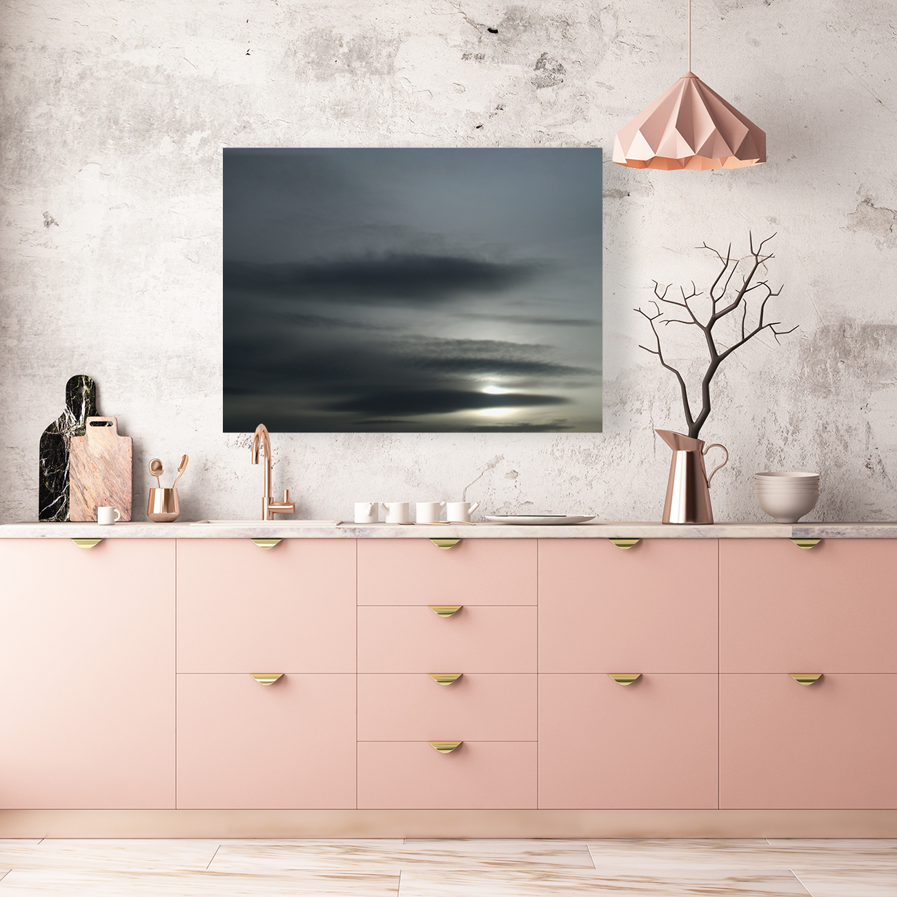 Dark Sunset  Reproduction